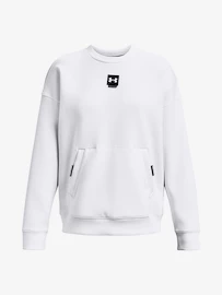 Damen Hoodie Under Armour Summit Knit Oversize Crew-WHT