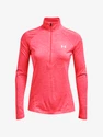 Damen Hoodie Under Armour  Tech 1/2 Zip - Twist-PNK