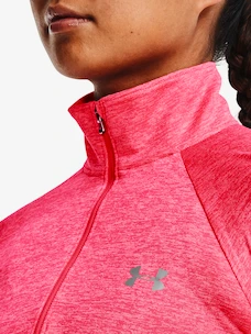 Damen Hoodie Under Armour  Tech 1/2 Zip - Twist-PNK XS