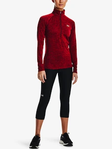 Damen Hoodie Under Armour  Tech 1/2 Zip - Twist-RED XS