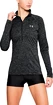 Damen Hoodie Under Armour  Tech Half Zip Twist black