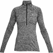 Damen Hoodie Under Armour  Tech Half Zip Twist black