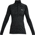 Damen Hoodie Under Armour  Tech Half Zip Twist black