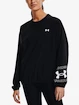 Damen Hoodie Under Armour  Woven Storm Graphic Crew-BLK