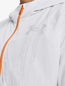 Damen Jacke  Under Armour  Woven Graphic Jacket-WHT