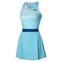 Damen Kleid Mizuno  Charge Printed Dress Blue Glow L