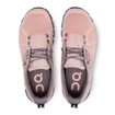 Damen Laufschuhe On  Cloud Running 5 Waterproof Rose/Fossil