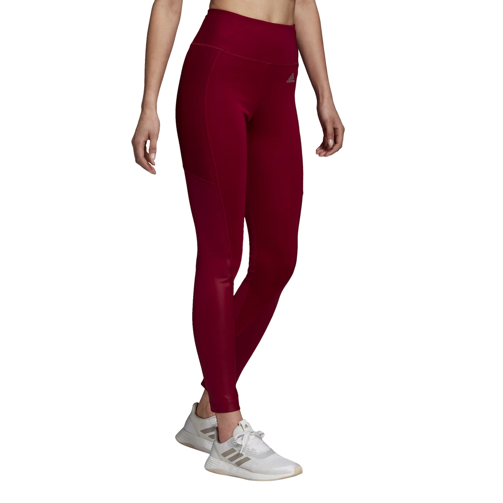 Damen Leggins adidas x Zoe Saldana sport Tights Legacy Burgundy Sportega