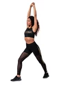 Damen Leggins Nebbia  Gold Mesh leggings 829 black