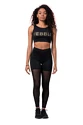 Damen Leggins Nebbia  Gold Mesh leggings 829 black