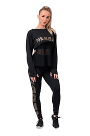 Damen Leggins Nebbia Gold Print leggings 827 black