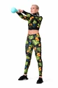 Damen Leggins Nebbia  High-waist performance leggings 567 jungle green