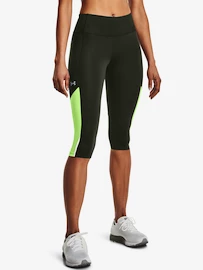 Damen Leggins Under Armour Fly Fast 3.0 Speed Capri-GRN