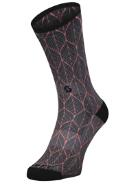 Damen-Radsocken Scott Trail Contessa Signature Crew Black/Brick Red