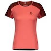 Damen-Radtrikot Scott  Endurance 10 S/Sl Brick Red/Rust Red S