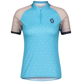 Damen-Radtrikot Scott Endurance 30 S/Sl Breeze Blue/Blush Pink