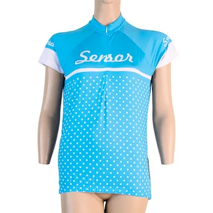 Damen-Radtrikot Sensor  Cyklo Dots Blue