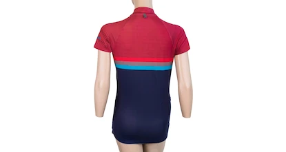 Damen-Radtrikot Sensor  Cyklo Summer Stripe Blue/Lilla