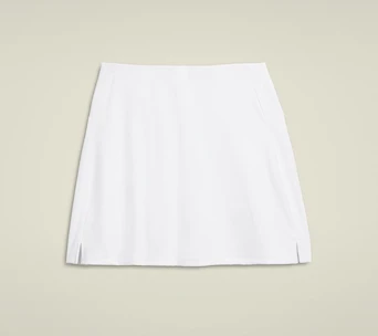 Damen Rock Wilson  W Team Flat Front Skirt Bright White