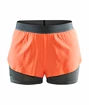 Damen Shorts Craft  Vent 2v1 Orange