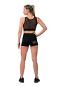 Damen Shorts Nebbia  Gold Print 828 black