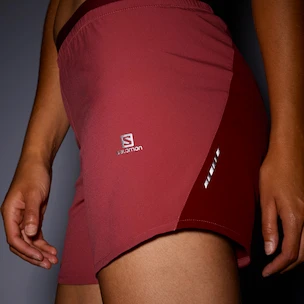 Damen Shorts Salomon Cross 5" Short Earth Red