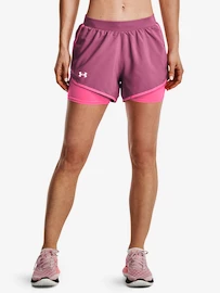 Damen Shorts Under Armour Fly By 2.0 2N1 Short-PNK