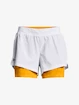 Damen Shorts Under Armour  Iso-Chill Run 2N1 Short-WHT L