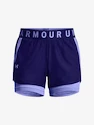 Damen Shorts Under Armour  Play Up 2-in-1 Shorts -BLU