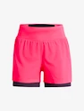 Damen Shorts Under Armour  RUN STAMINA 2IN1 SHORT-PNK