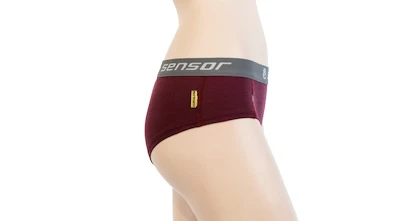 Damen Slip Sensor  Merino Air Port Red