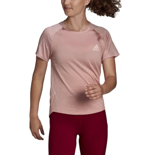 Damen T-Shirt adidas  Adizero Tee Wonder Mauve