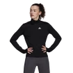 Damen T-Shirt adidas Own The Run 1/2 Zip Black