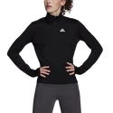 Damen T-Shirt adidas Own The Run 1/2 Zip Black