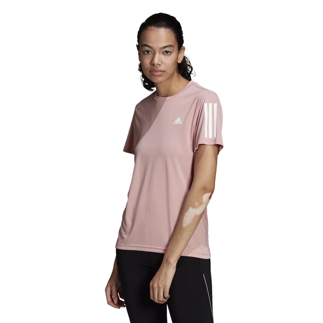 Damen T Shirt adidas Own The Run Tee Wonder Mauve XS Sportega