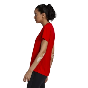 Damen T-Shirt adidas  Short Sleeve Tee Vivid Red