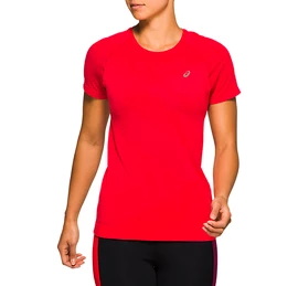 Damen T-Shirt Asics  Tokyo Seamless Top Red