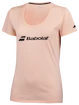 Damen T-Shirt Babolat  Exercise Babolat Tee Tropical Peach