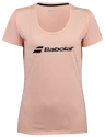 Damen T-Shirt Babolat  Exercise Babolat Tee Tropical Peach  L