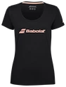 Damen T-Shirt Babolat  Exercise Babolat Tee Women Black L