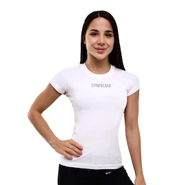 Damen T-Shirt GymBeam FIT White