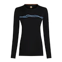 Damen T-Shirt Icebreaker Merino 200 Oasis LS Crewe Mountain Pulse Black