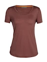 Damen T-Shirt Icebreaker  Sphere II SS Scoop Tee Grape XL