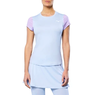 Damen T-Shirt Mizuno  Charge Printed Tee  Halogen Blue M