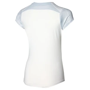 Damen T-Shirt Mizuno  Charge Printed Tee  White