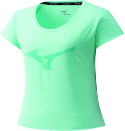 Damen T-Shirt Mizuno Core RB Graphic Tee green