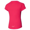 Damen T-Shirt Mizuno  Dry Aero Flow Tee Rose Red