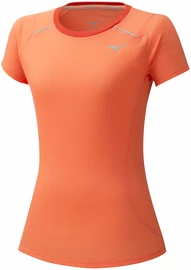 Damen T-Shirt Mizuno Dry Aeroflow Tee orange