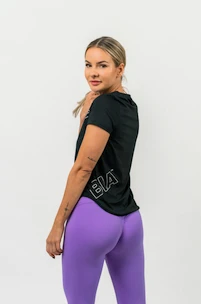 Damen T-Shirt Nebbia  FIT Activewear Functional T-shirt with Short Sleeves black