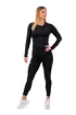 Damen T-Shirt Nebbia  Long Sleeve Smart Pocket Sporty Top 418 black